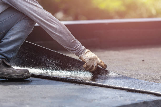 Professional Basement Waterproofing technician working in Hillsdale, IN
